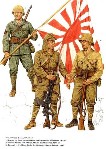 Uniformes del ejército japonés