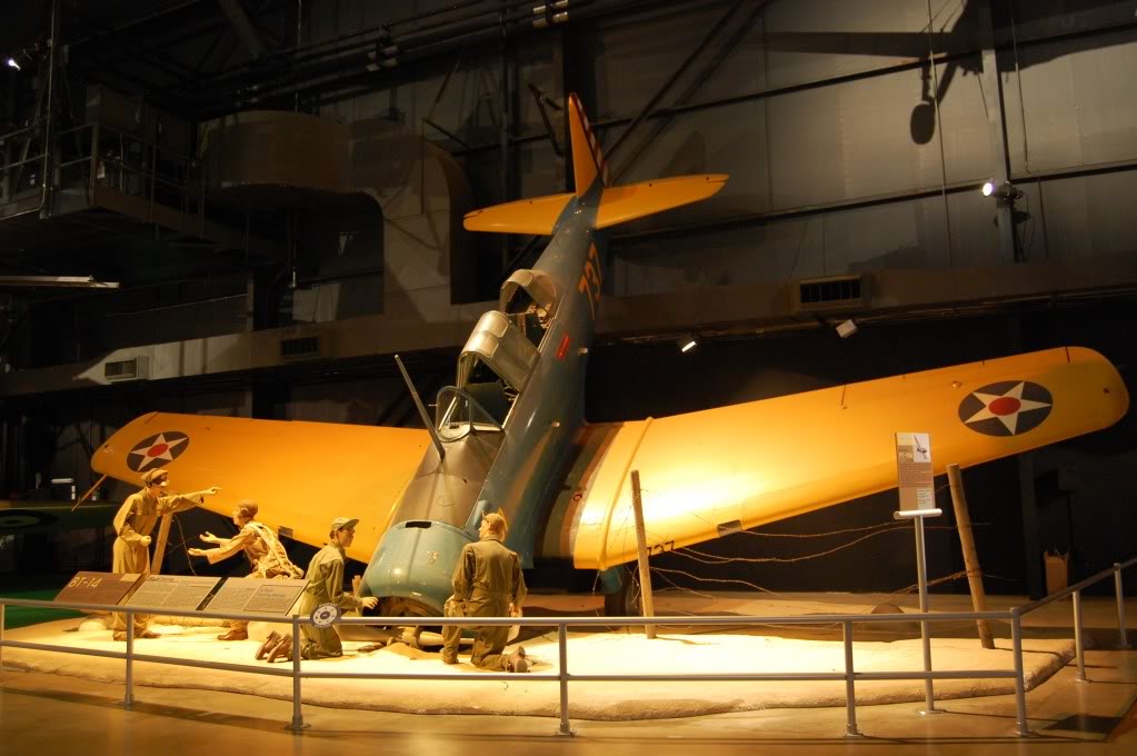 North American BT-14 NA-64 conservado en el National Museum of the United States Air Force en Dayton, Ohio