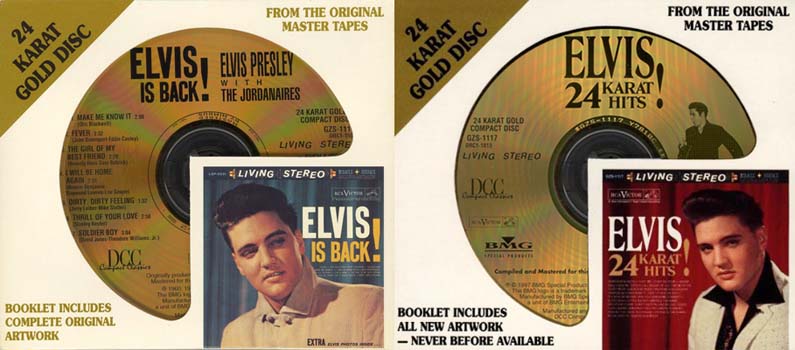 Elvis Presley - 2 Albums (DCC Compact Classics, 24-Karat Gold Disc Remastered)