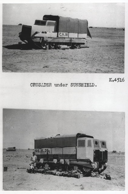Mk VI Crusader simulando camiones