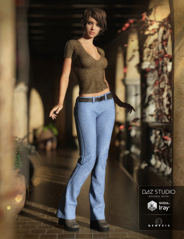 00 daz3d street casual outfit for genesis 3 female s