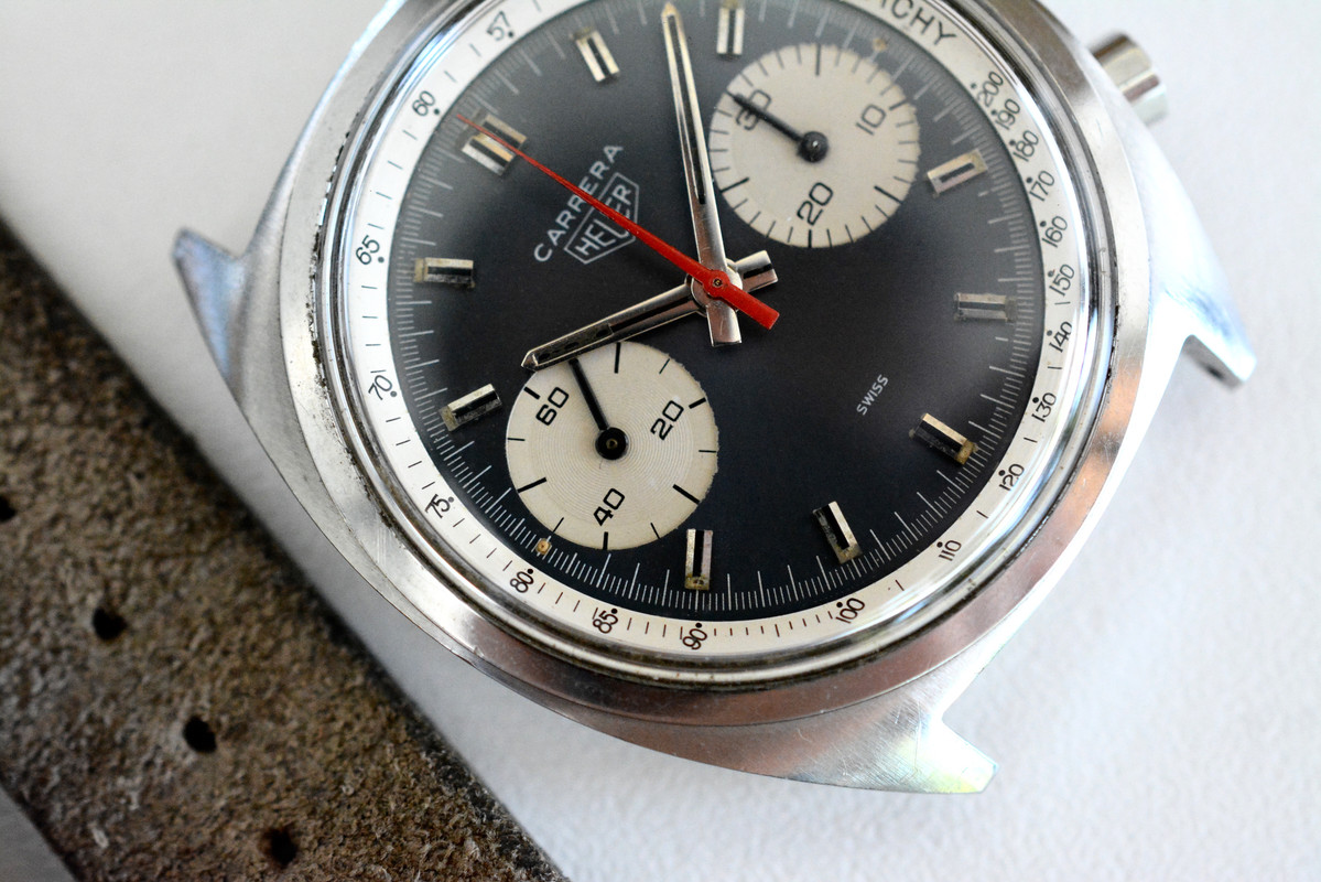 FS HEUER CARRERA REF. 73353 MANUAL WIND UNTOUCHED CONDITION