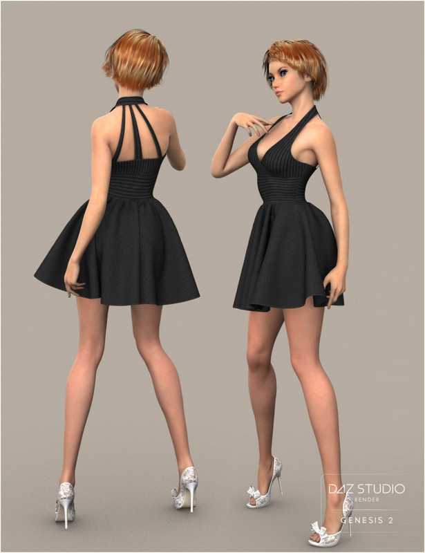 W Skirt for Genesis 2 Female(s)