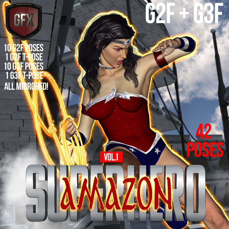 SuperHero Amazon for G2F & G3F Volume 1