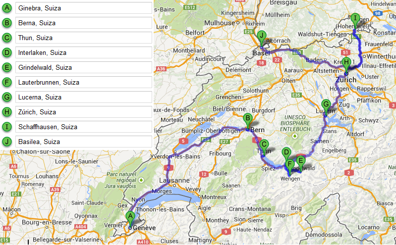 SUIZA - Diarios, Noticias y Tips - Itinerarios de 6 y 7 días (tip 3 de 5), Country-Switzerland (6)