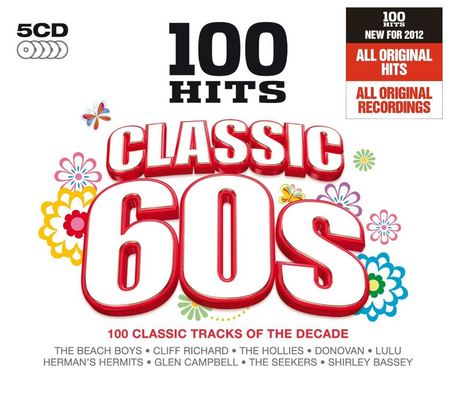 Various Artists - 100 Hits Classic 60s (2011) {5CDs Box Set}