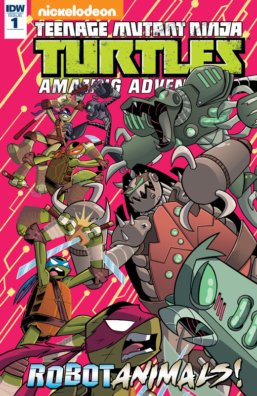 Teenage Mutant Ninja Turtles Amazing Adventures - Robotanimals #1-3 (2017) Complete