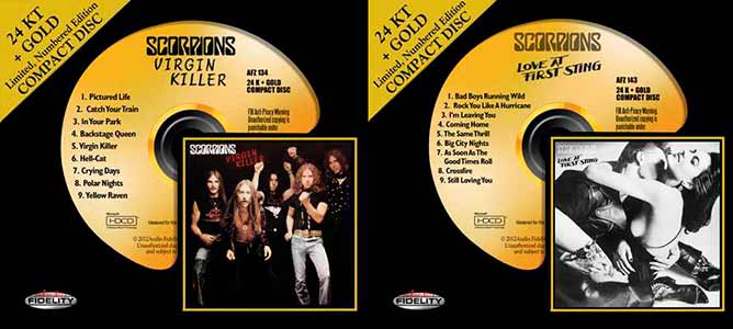 Scorpions - 2 Albums {Audio Fidelity Remastered, HDCD}