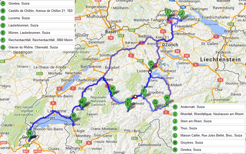 SUIZA - Diarios, Noticias y Tips - Itinerarios de 6 y 7 días (tip 3 de 5), Country-Switzerland (8)