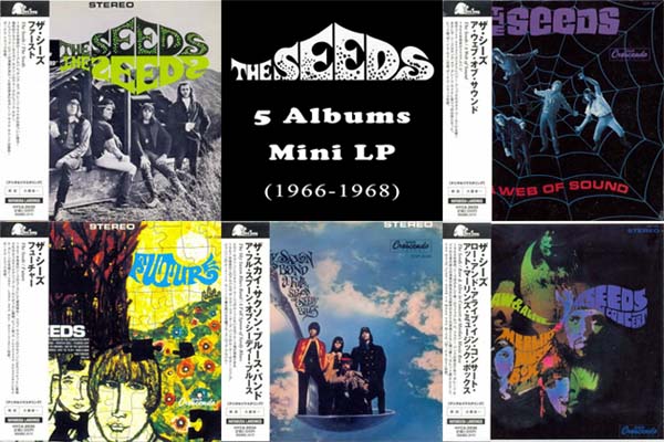 The Seeds - 5 Albums (1966-1968) {2010, Japanese Mini LP}