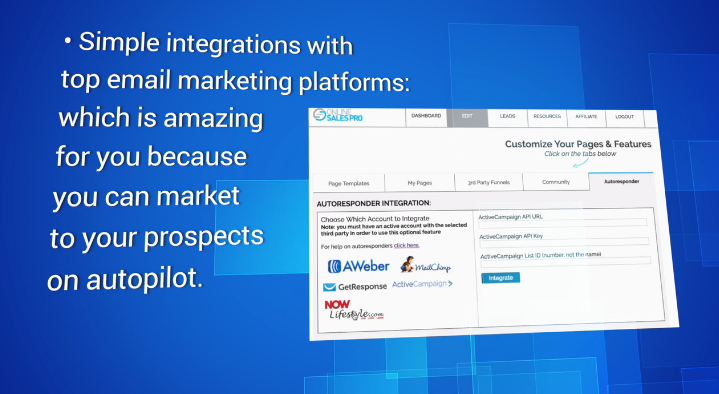 Online Sales PRO Integration with AWEBER