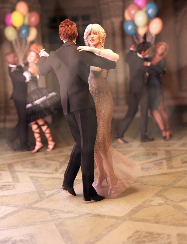 Let's Dance Pose Set for Genesis 9 | Daz 3D