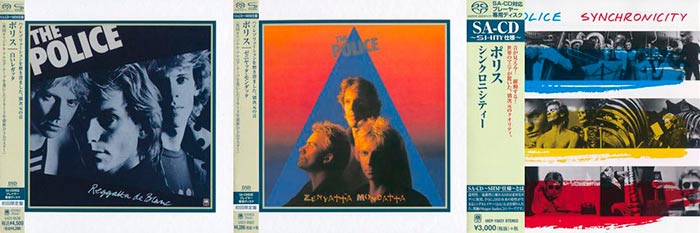The Police - 3 Japanese SHM-SACD Albums (1979-1983) [Hi-Res SACD Rip]