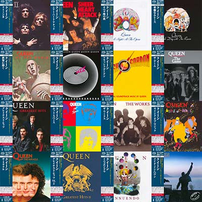 Queen - 16 Japanese SHM-SACD Albums (1974-1995) {Hi-Res SACD Rip}