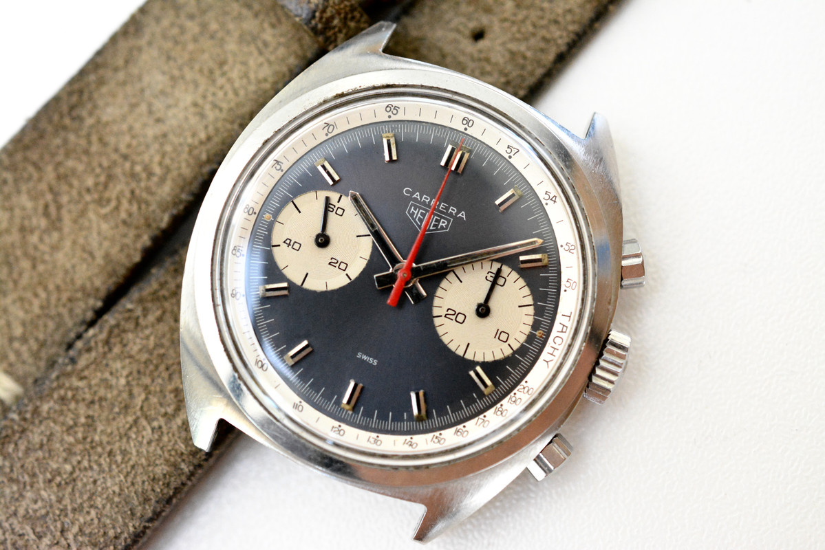 FS HEUER CARRERA REF. 73353 MANUAL WIND UNTOUCHED CONDITION