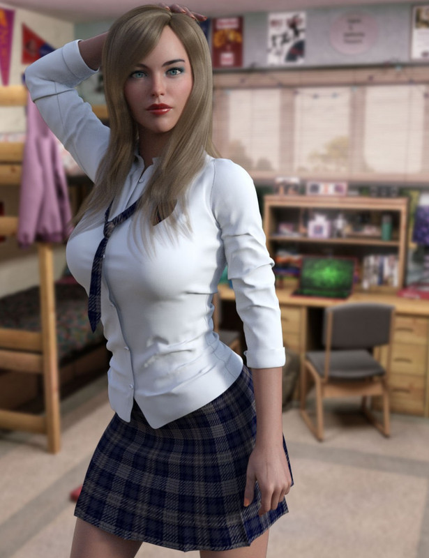 00 main fg college outfit for genesis 8 female s daz3d
