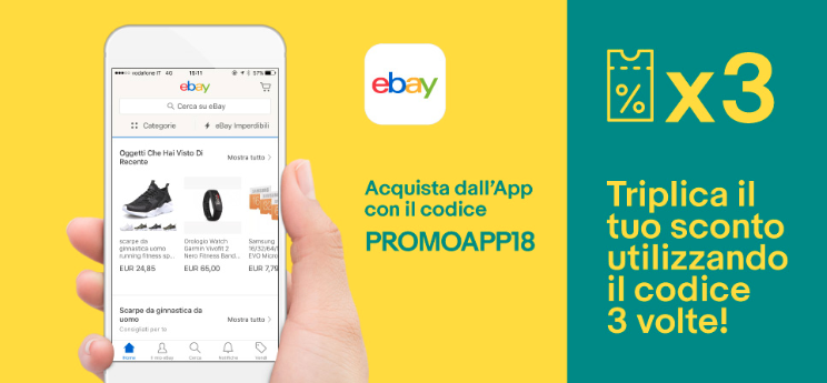 Ebay buono sconto