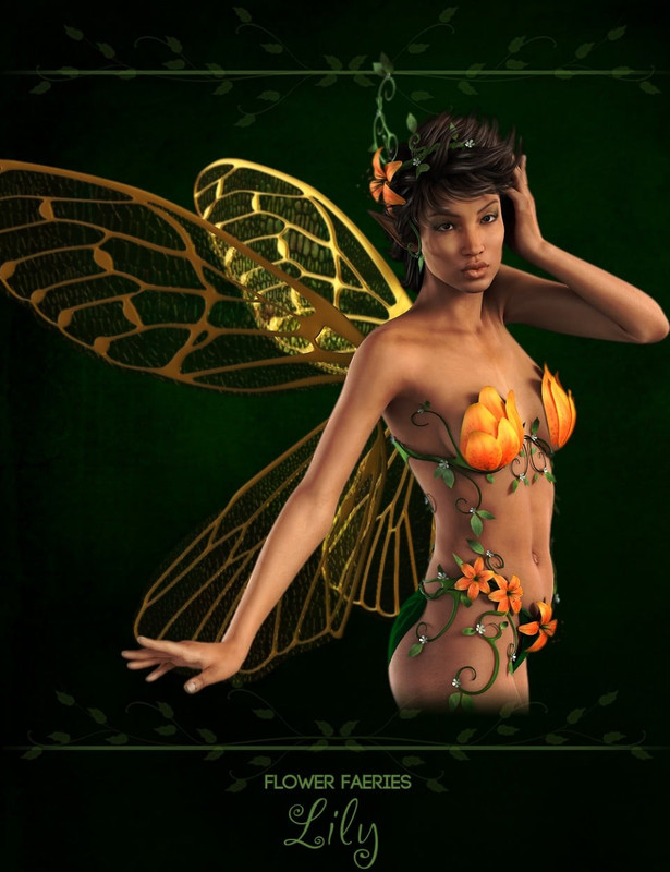 Flower Faeries for Genesis 2 Female(s) - Lily Fae