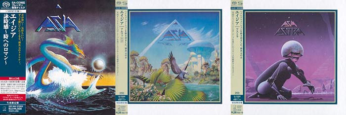 Asia - 3 Japanese SACD Albums (1982-1985) [Hi-Res SACD Rip]