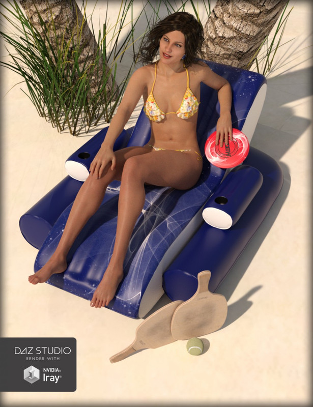 Summer Toys for Genesis 3 and 8 Male(s) and Female(s)