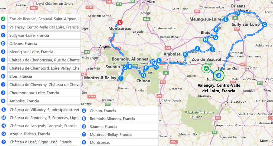 CASTILLOS DEL LOIRA - Diarios, Noticias y Tips - Itinerarios de 4 a 9 días, Region-France (17)