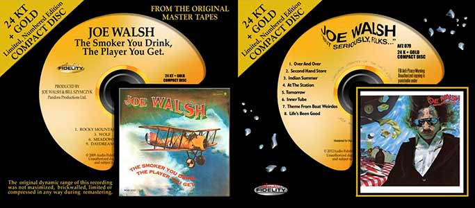 Joe Walsh - 2 Albums {Audio Fidelity Remastered, HDCD}