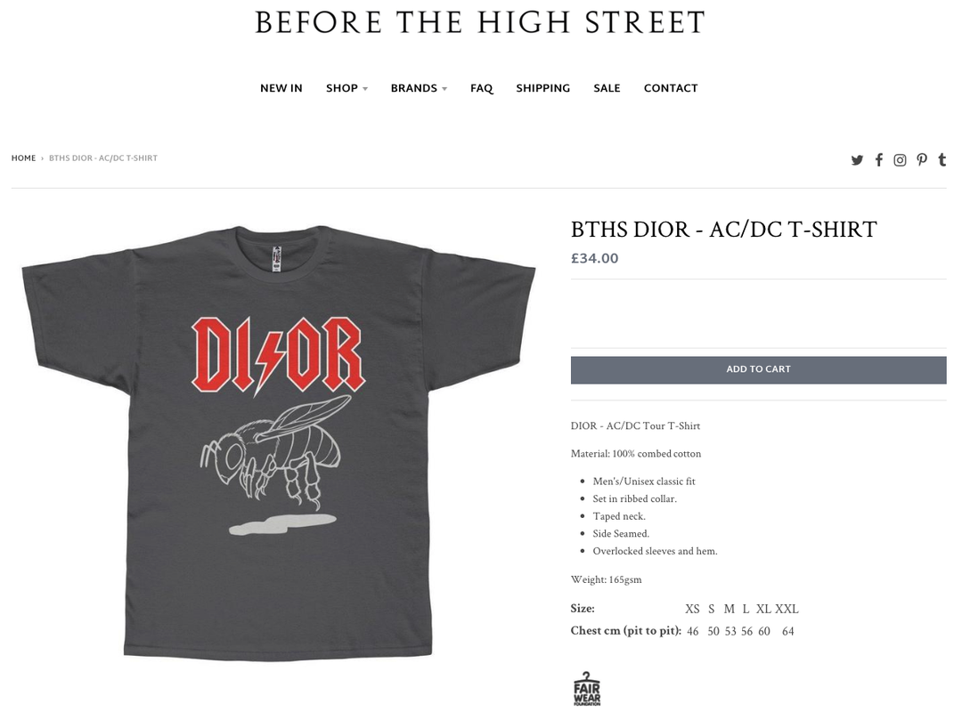 dior acdc t shirt