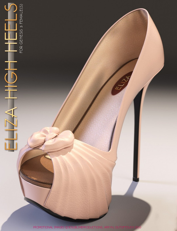 Eliza High Heels for Genesis 3 Female(s)